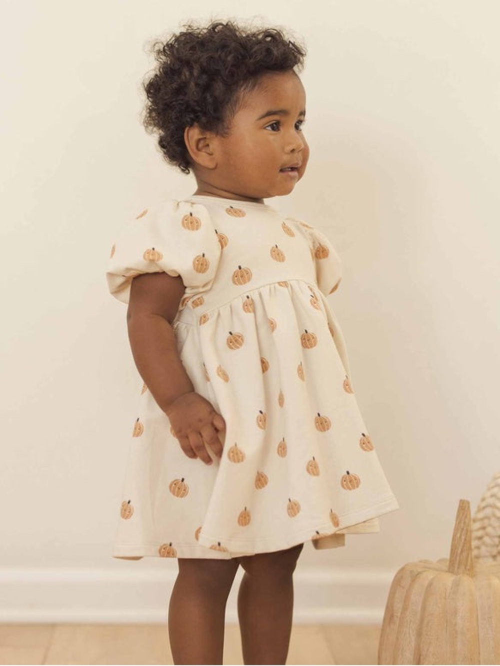 Quincy Mae Darla Pumpkin Dress Sz 3-6 Months New